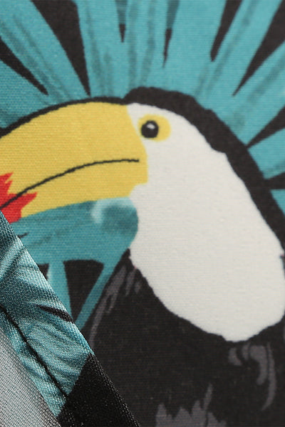 Rochie Vintage Cu Imprimeu Grunge