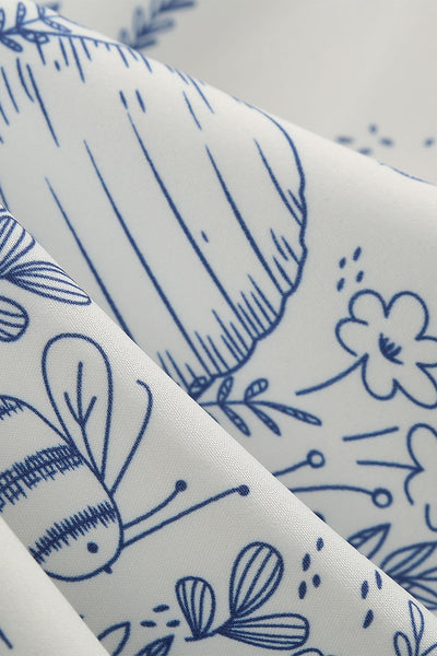 Rochie De Epocă Cu Imprimeu Floral Anilor 1950