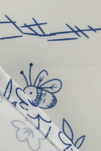 Rochie De Epocă Cu Imprimeu Floral Anilor 1950