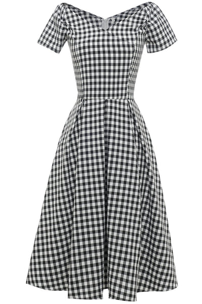 Rochie Midi Vintage Check