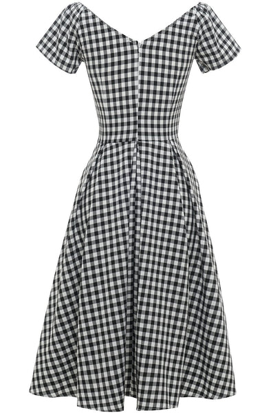 Rochie Midi Vintage Check