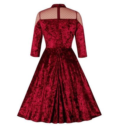 Rochie Vintage Burgundy Anilor 60