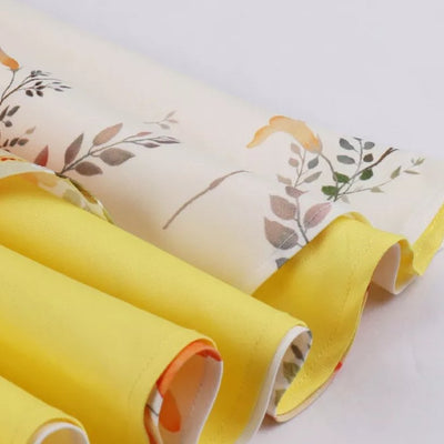 Rochie Vintage Cu Flori, Galbenă Și Albă