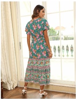 Rochie Cu Flori Anii 70