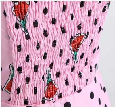 Rochie Vintage Cu Buline