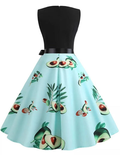 Rochie Pastel Blue Anii 50