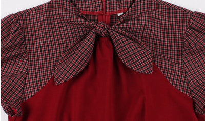 Rochie Roșie Șic Anilor 50