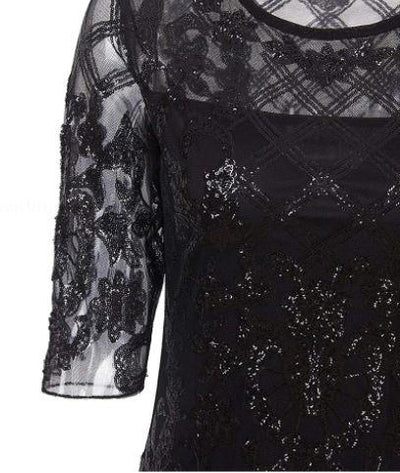 Rochie Vintage Neagra Anii 20