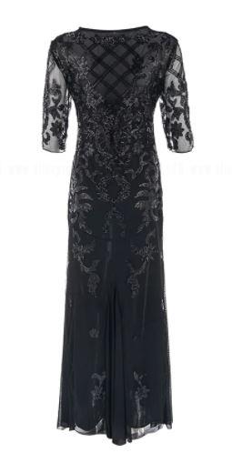 Rochie Vintage Neagra Anii 20