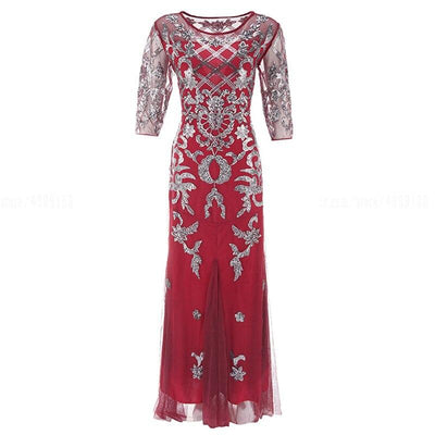 Rochie Roșie Vintage Anilor 20