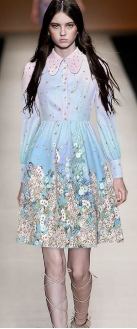 Rochie Scurtă Cu Guler Cămașă Anilor 40