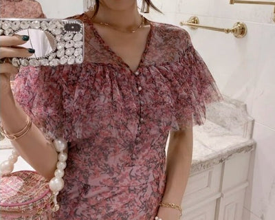 Rochie Sexy Roz Anii 40