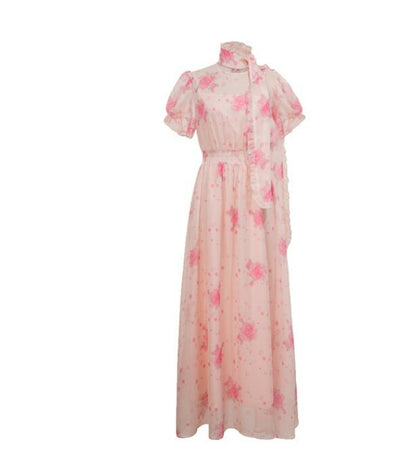 Rochie Vintage Anilor 40 Pale Coral