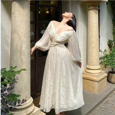 Rochie Vintage Cu Volane Anilor 40