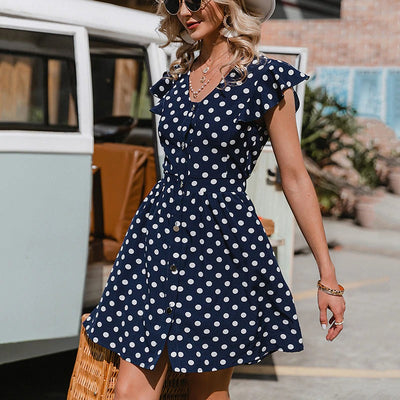 Rochie Vintage Bleumarin