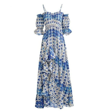 Rochie De Seară Vintage Albastră