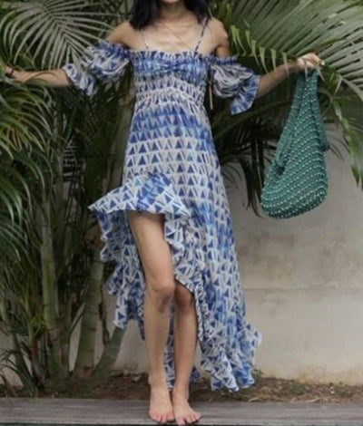 Rochie De Seară Vintage Albastră