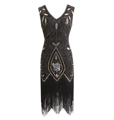 Rochie Neagră De Damă Din Anii 20