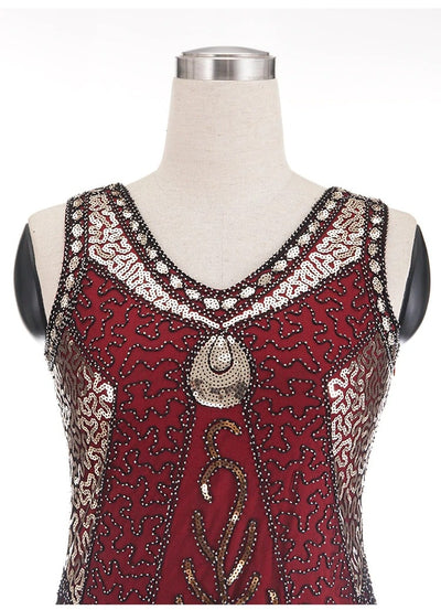 Rochie Gatsby - Charleston Roșu