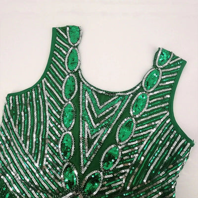 Rochie Gatsby Scurta Verde