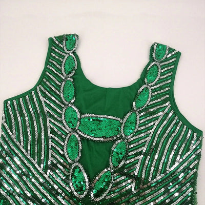 Rochie Gatsby Scurta Verde