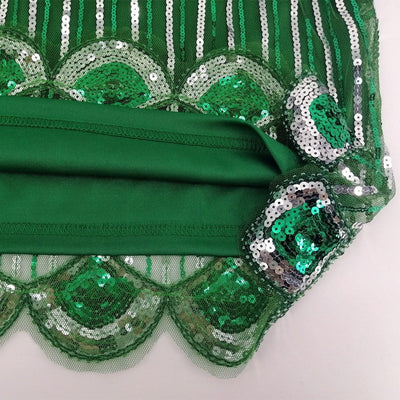 Rochie Gatsby Scurta Verde