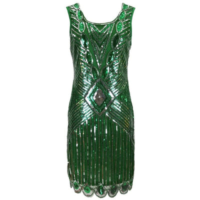 Rochie Gatsby Scurta Verde