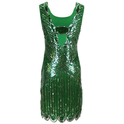 Rochie Gatsby Scurta Verde