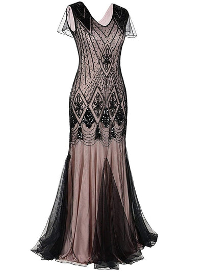 Rochie Gatsby Lunga Haute Couture Roz
