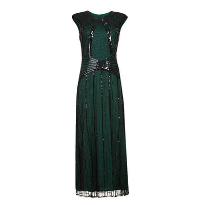 Rochie Gatsby Lunga Verde