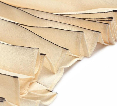 Rochie Lungă Anii 40 Bej