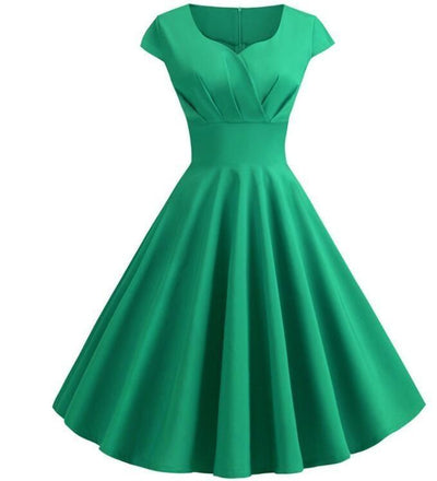 Rochie Midi Vintage Verde