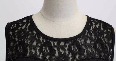 Rochie Neagră Retro Anilor 50