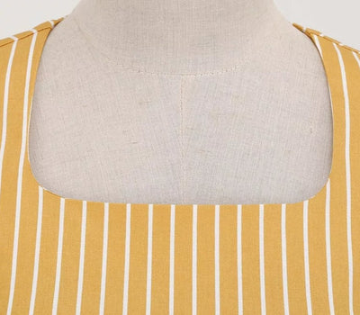 Rochie Galbenă Retro Anilor 50