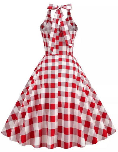 Rochie Roșie Retro Anilor 50