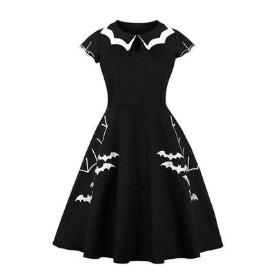 Rochie De Halloween Bat Rockabilly