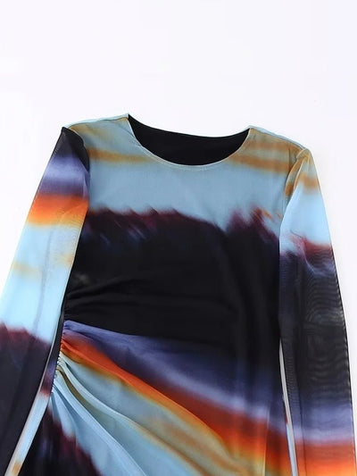 Rochie Psihedelică Anii Șaptezeci