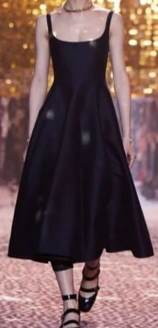 Rochie Stil Anii 40 Bleumarin