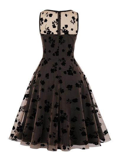 Rochie Stil Vintage Plus Marime Maro