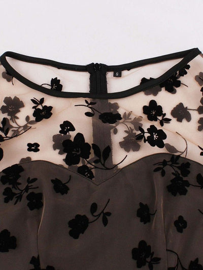 Rochie Stil Vintage Plus Marime Maro