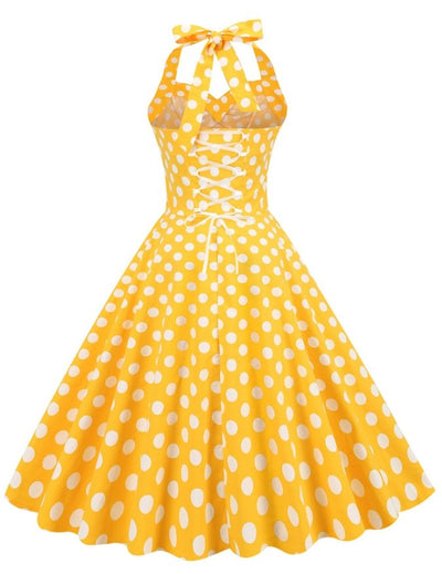 Rochie Leagăn Anii 50 Umăr Gol