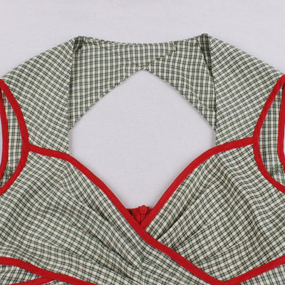 Rochie Cu Șorț Vintage Anilor 60