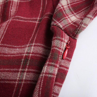 Rochie Vintage 3/4 Burgundy 1960