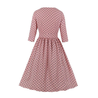 Rochie Vintage Cu Mânecă Lungă Din Anii 50