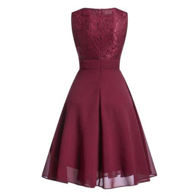 Rochie De Seara Vintage Anilor 50 Bordeaux