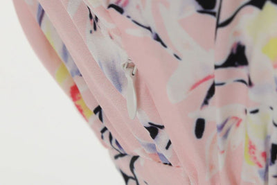 Rochie Vintage Cu Flori Roz Din Anii 60