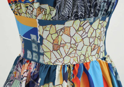 Rochie De Epocă În Mozaic Anii 60