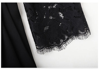 Rochie De Designer Vintage Anilor 40 Negru