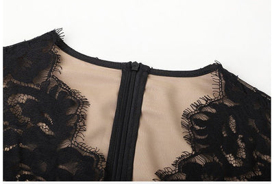 Rochie De Designer Vintage Anilor 40 Negru