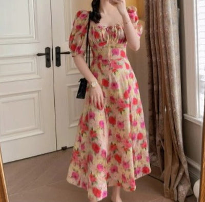Rochie Florală De Epocă Anii 40